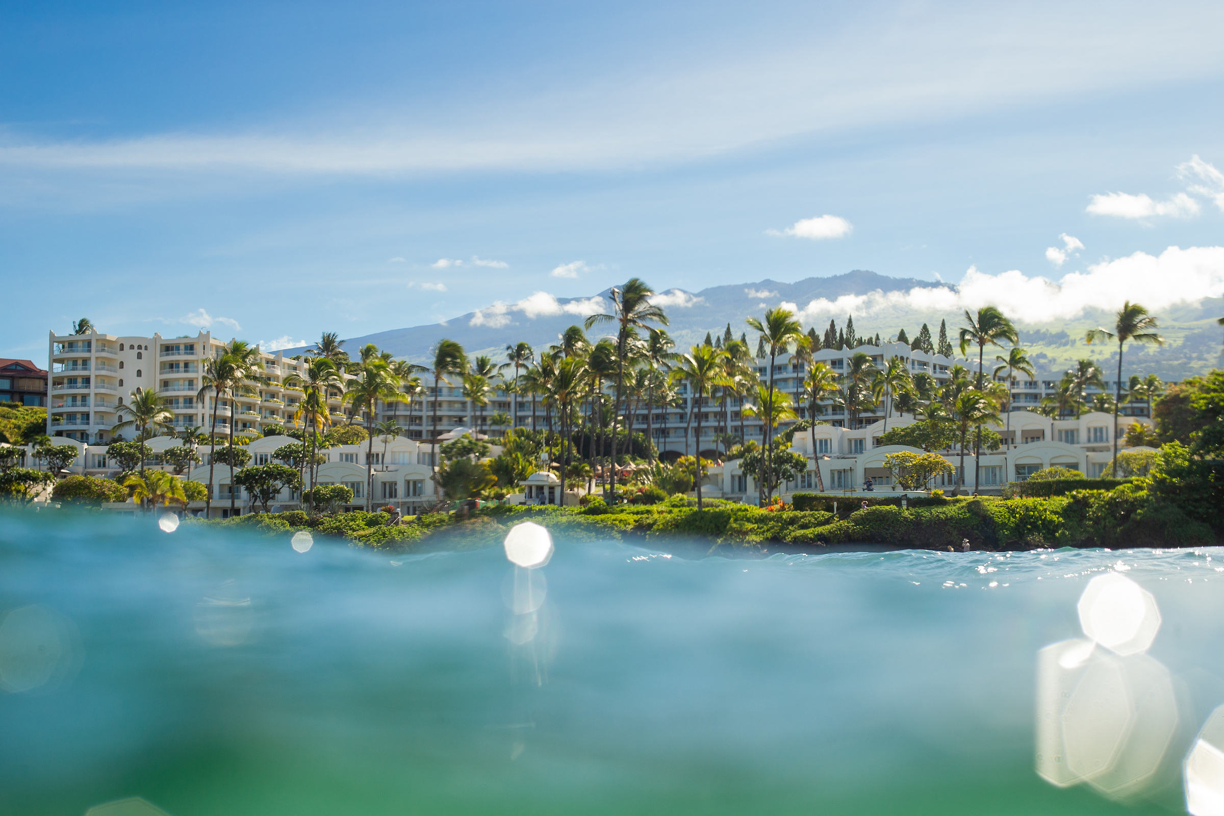 View of Resort from Ocean